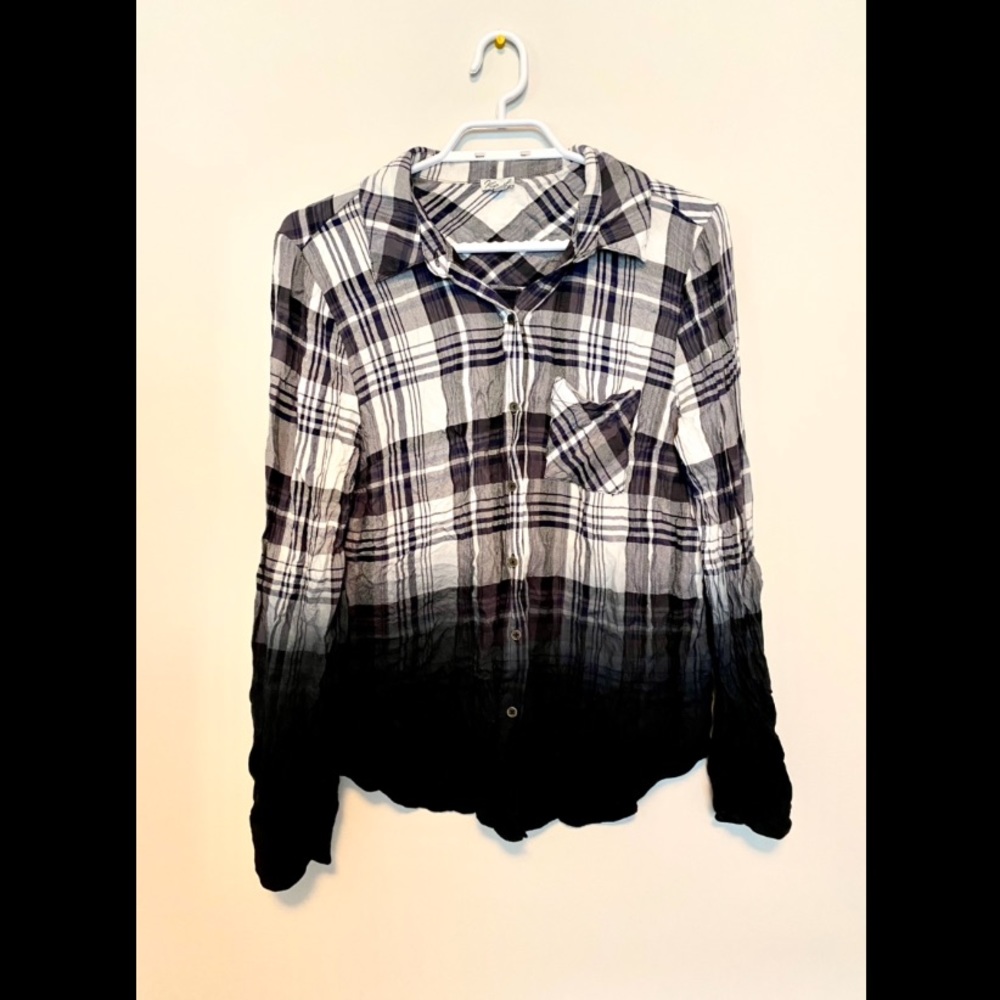 Kismet long sleeved shirt, size S, colour Black and White